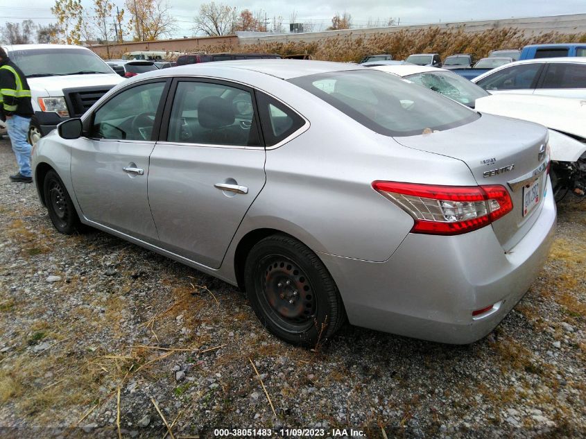 2014 NISSAN SENTRA FE+ S/FE+ SV/S/SL/SR/SV - 3N1AB7AP8EY253618