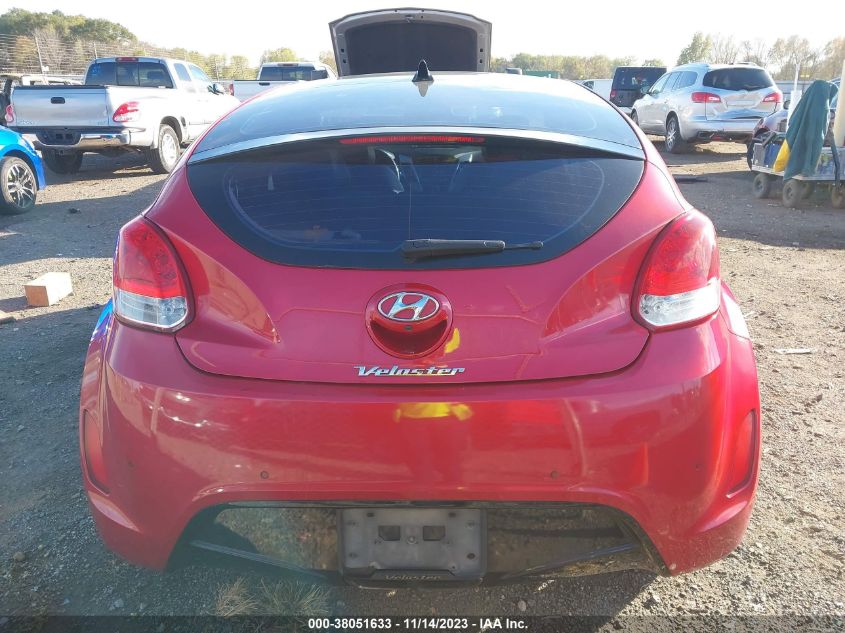 2013 HYUNDAI VELOSTER BASE W/BLACK - KMHTC6AD5DU123148