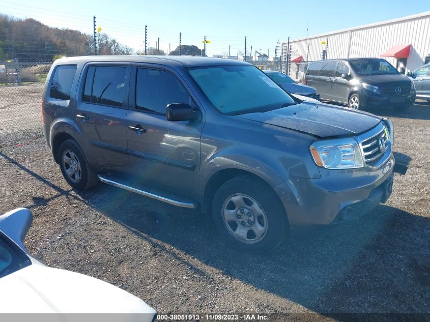 2014 HONDA PILOT LX - 5FNYF3H27EB003429