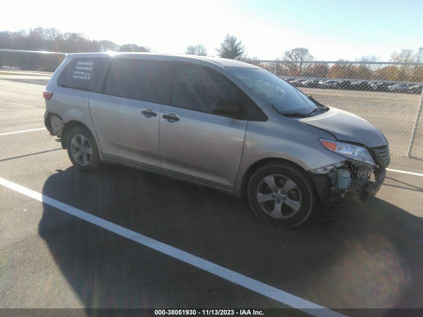 2015 TOYOTA SIENNA L 7 PASSENGER - 5TDZK3DC0FS568679