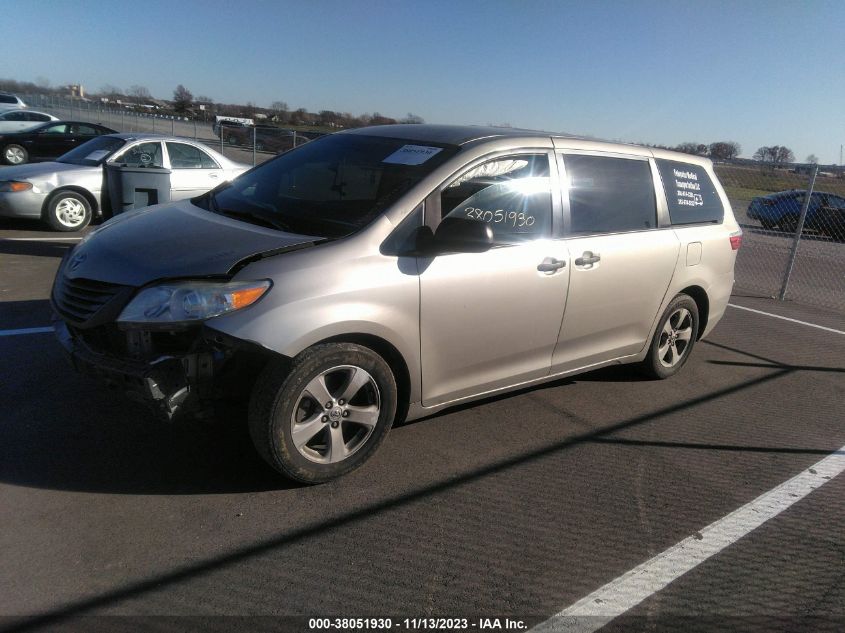 2015 TOYOTA SIENNA L 7 PASSENGER - 5TDZK3DC0FS568679