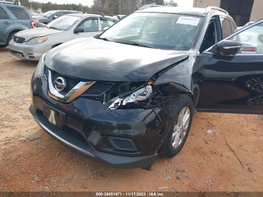 2015 NISSAN ROGUE SV - KNMAT2MV1FP532189