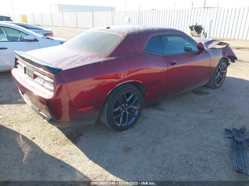 VIN 2C3CDZAG6KH596249 2019 DODGE CHALLENGER SXT