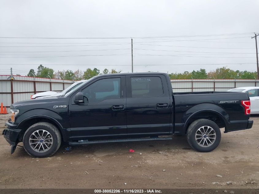 VIN 1FTEW1CP1KKD25752 2019 FORD F-150 XLT