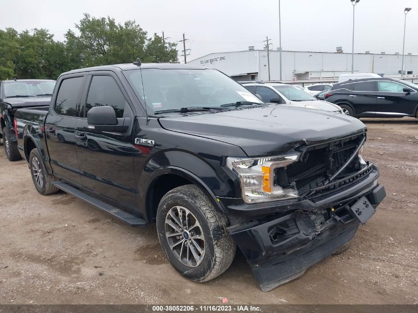 VIN 1FTEW1CP1KKD25752 2019 FORD F-150 XLT