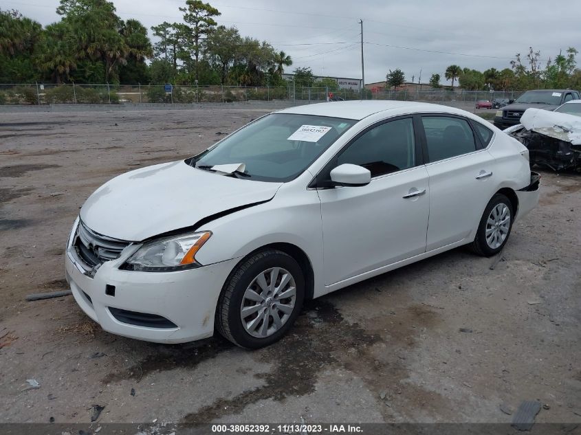 2014 NISSAN SENTRA S/SV/SR/SL - 3N1AB7AP4EL649087