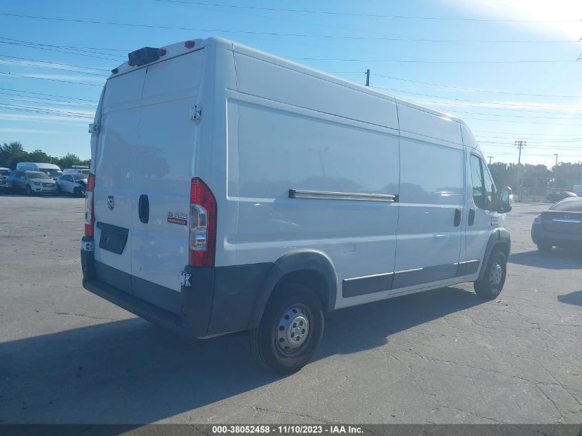 2017 RAM PROMASTER 2500 HIGH ROOF 159" WB 3C6TRVDG6HE527316