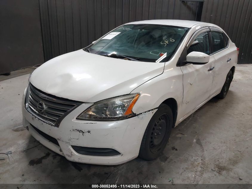 2014 NISSAN SENTRA S/FE+ S/SV/FE+ SV/SR/SL - 3N1AB7AP5EY260607