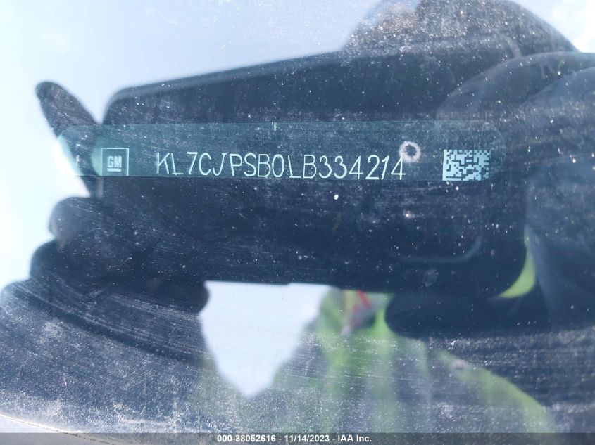 2020 CHEVROLET TRAX AWD LT - KL7CJPSB0LB334214
