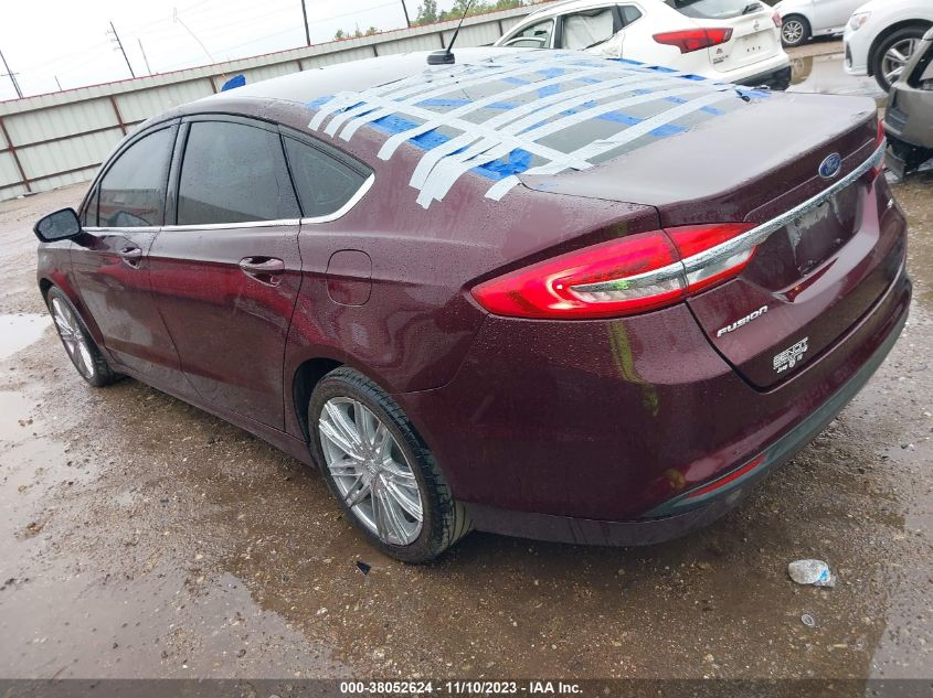 2017 FORD FUSION SE - 3FA6P0H71HR208493