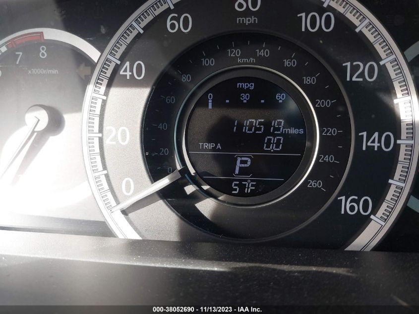 2013 HONDA ACCORD SDN LX 1HGCR2F39DA122275
