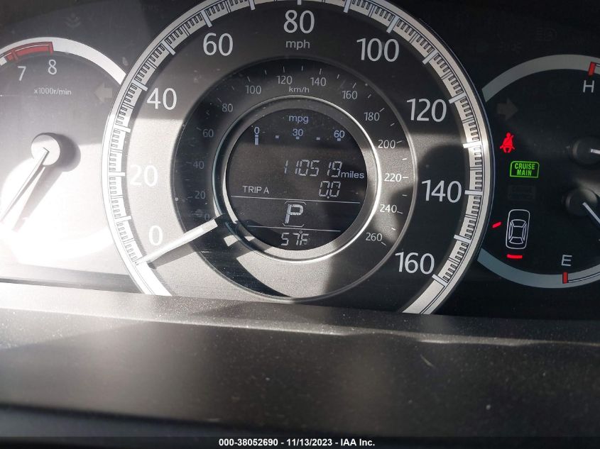 2013 HONDA ACCORD SDN LX 1HGCR2F39DA122275