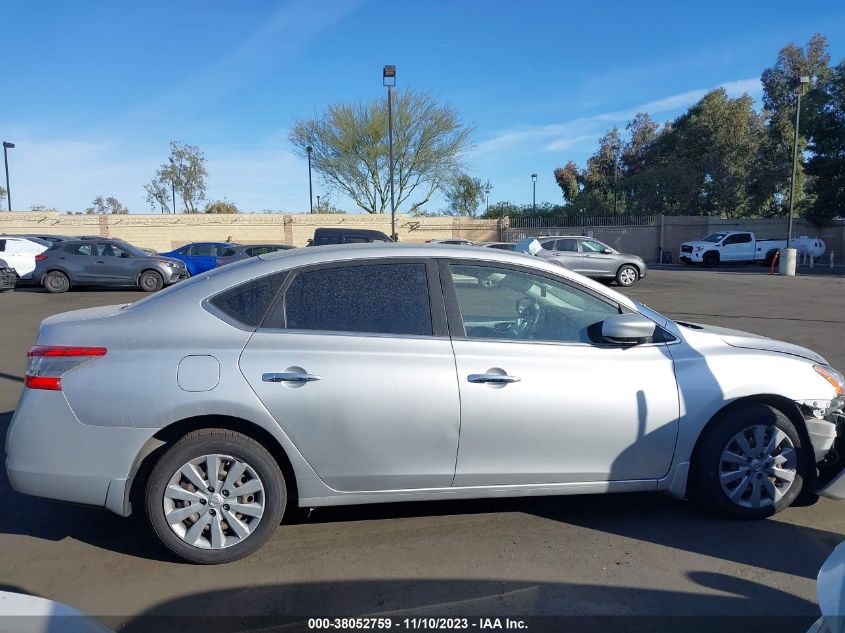 2015 NISSAN SENTRA S - 3N1AB7AP7FY286076