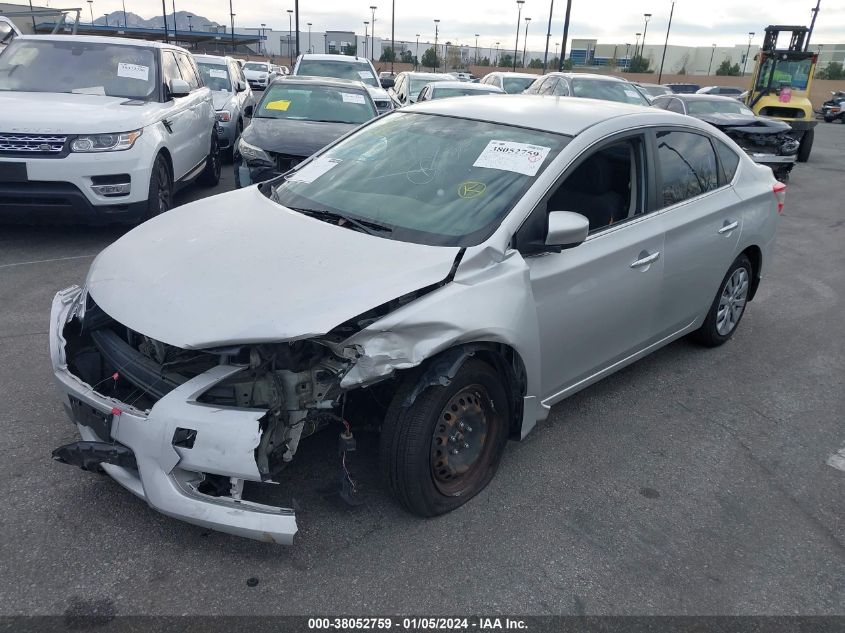 2015 NISSAN SENTRA S - 3N1AB7AP7FY286076