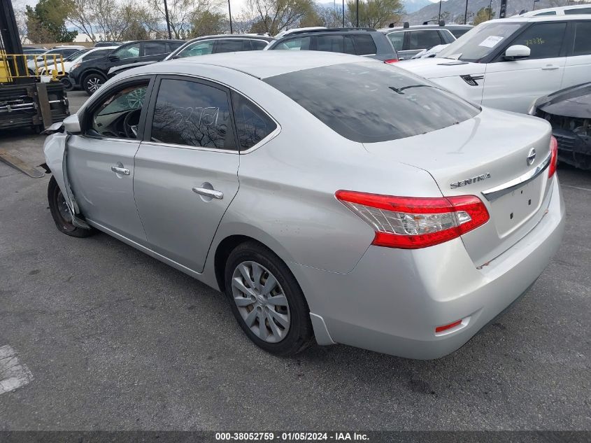 2015 NISSAN SENTRA S - 3N1AB7AP7FY286076