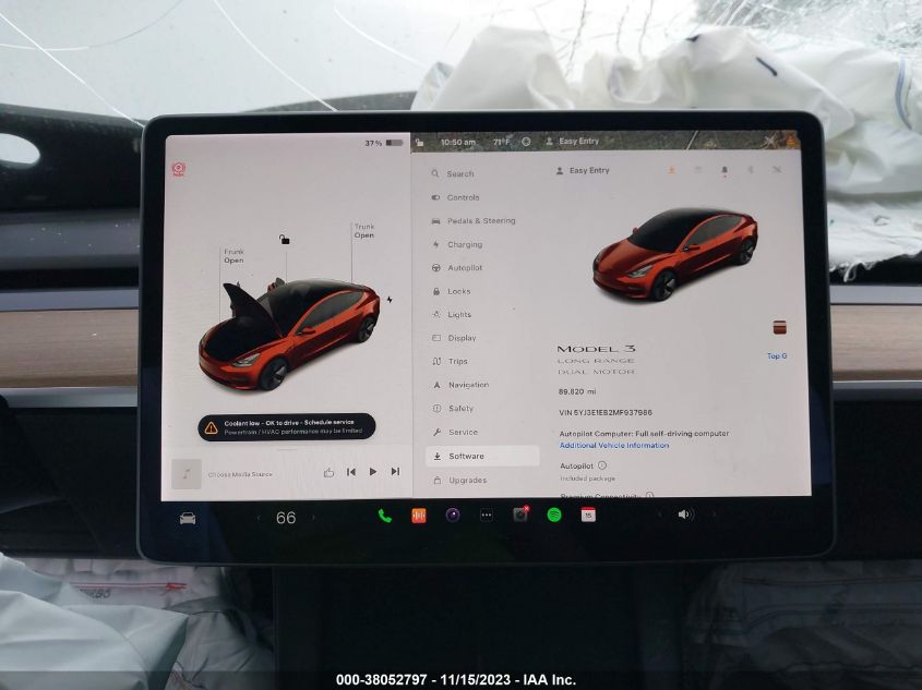 2021 TESLA MODEL 3 - 5YJ3E1EB2MF937986