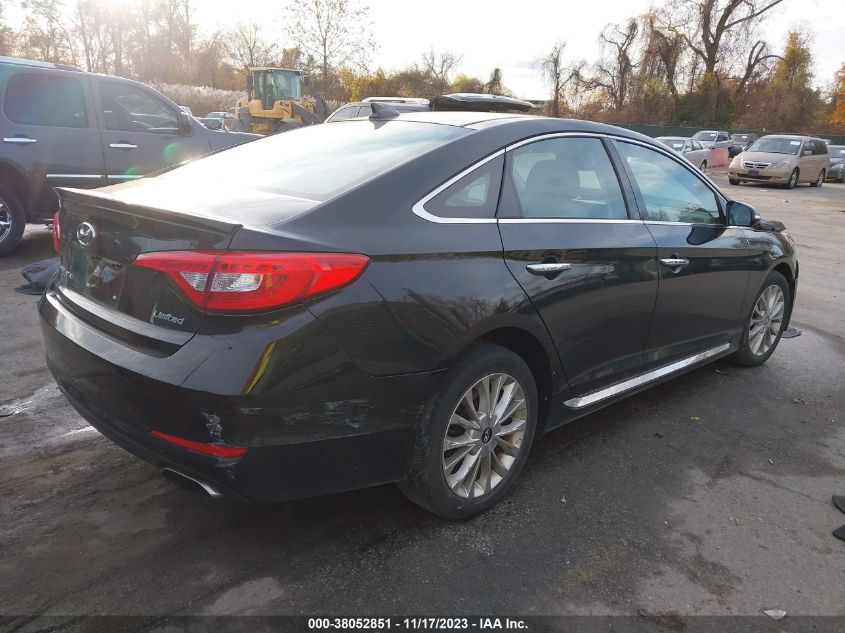 2015 HYUNDAI SONATA LIMITED - 5NPE34AF2FH251430