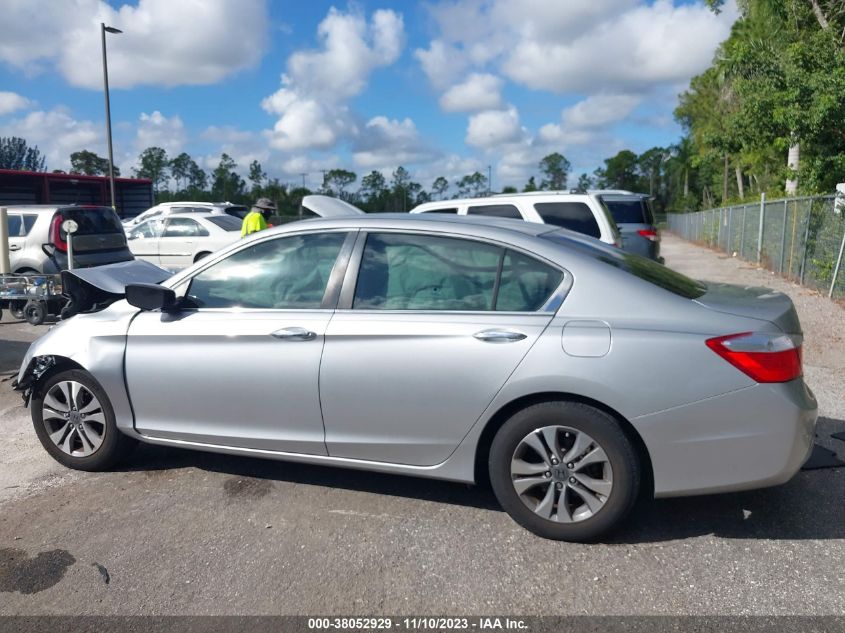 2013 HONDA ACCORD LX - 1HGCR2F35DA259598