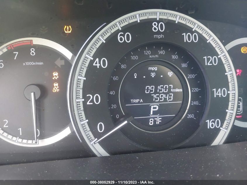2013 HONDA ACCORD LX - 1HGCR2F35DA259598