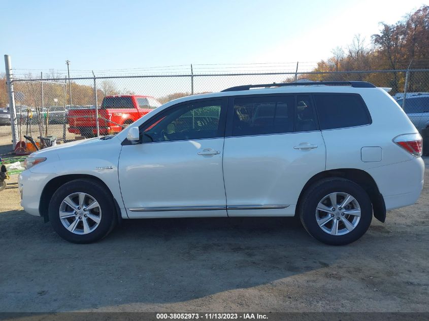 2013 TOYOTA HIGHLANDER HYBRID BASE V6 - JTEBC3EH0D2013353