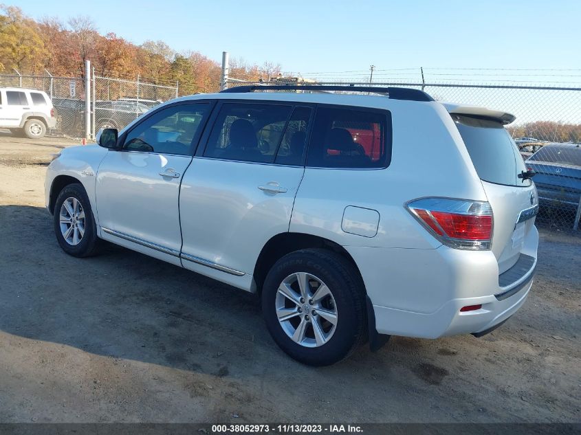 2013 TOYOTA HIGHLANDER HYBRID BASE V6 - JTEBC3EH0D2013353