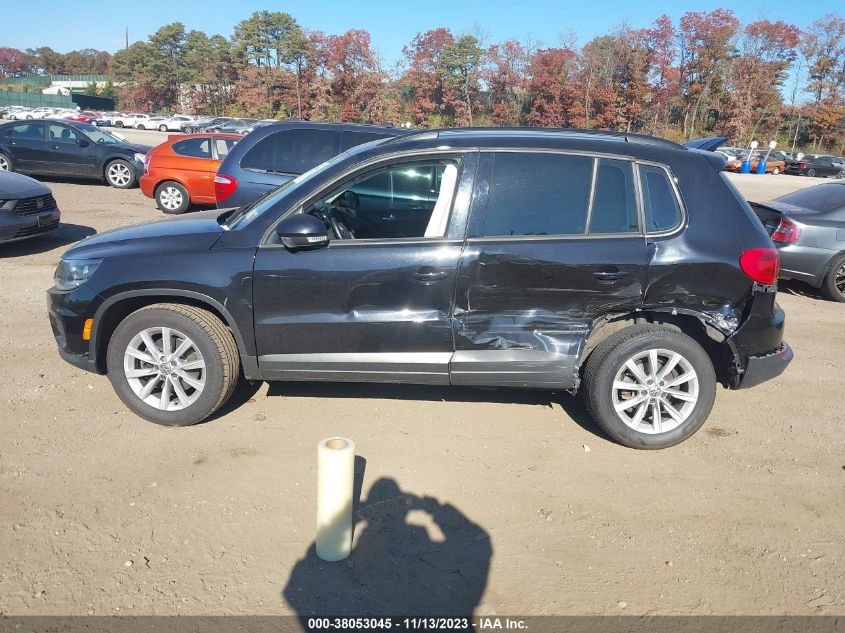 2017 VOLKSWAGEN TIGUAN S/LIMITED - WVGBV7AX1HK054384