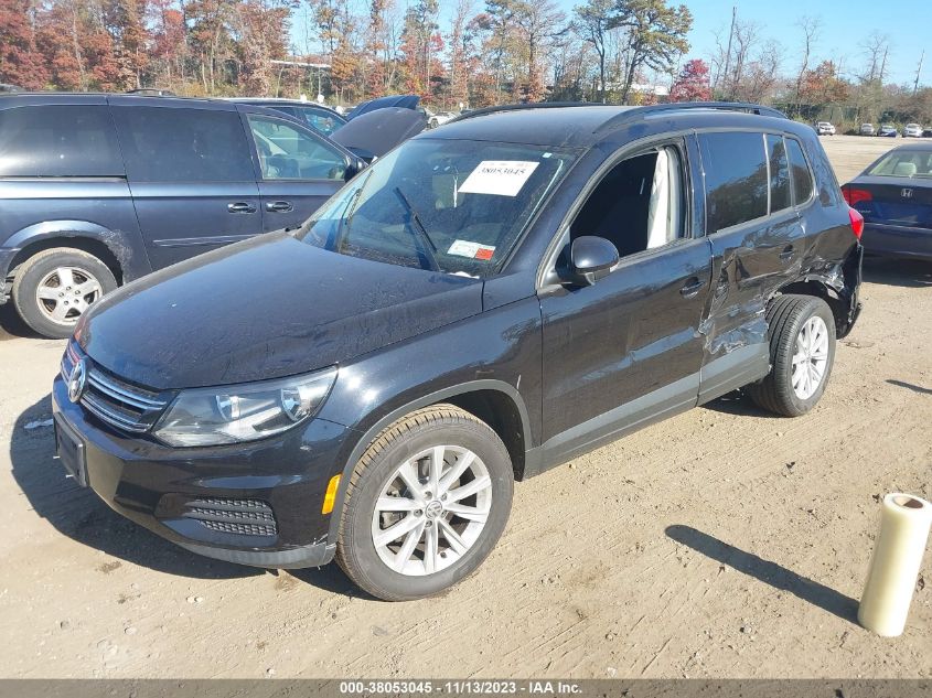 2017 VOLKSWAGEN TIGUAN S/LIMITED - WVGBV7AX1HK054384