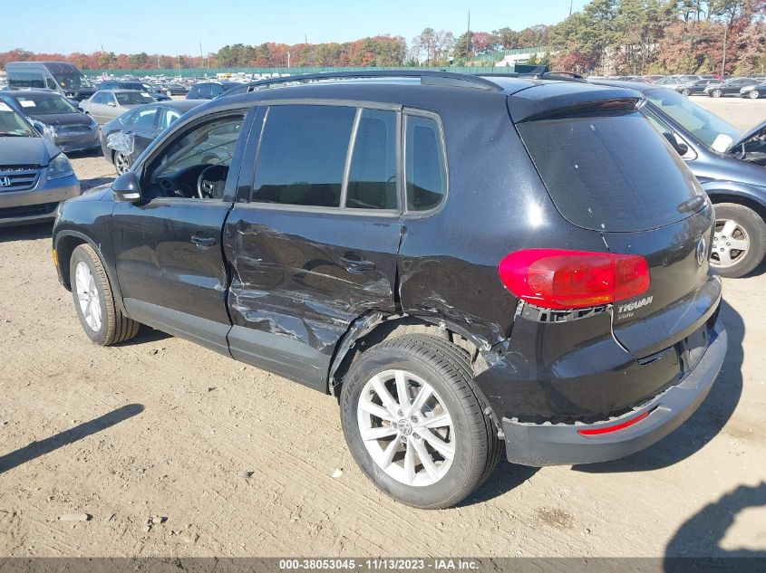 2017 VOLKSWAGEN TIGUAN S/LIMITED - WVGBV7AX1HK054384