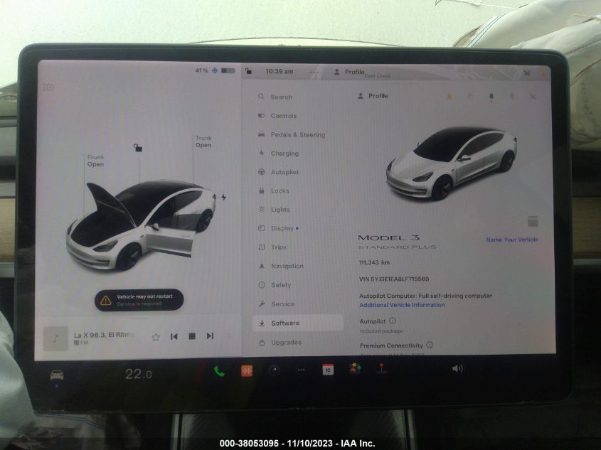 2020 TESLA MODEL 3 STANDARD RANGE PLUS - 5YJ3E1EA8LF715569