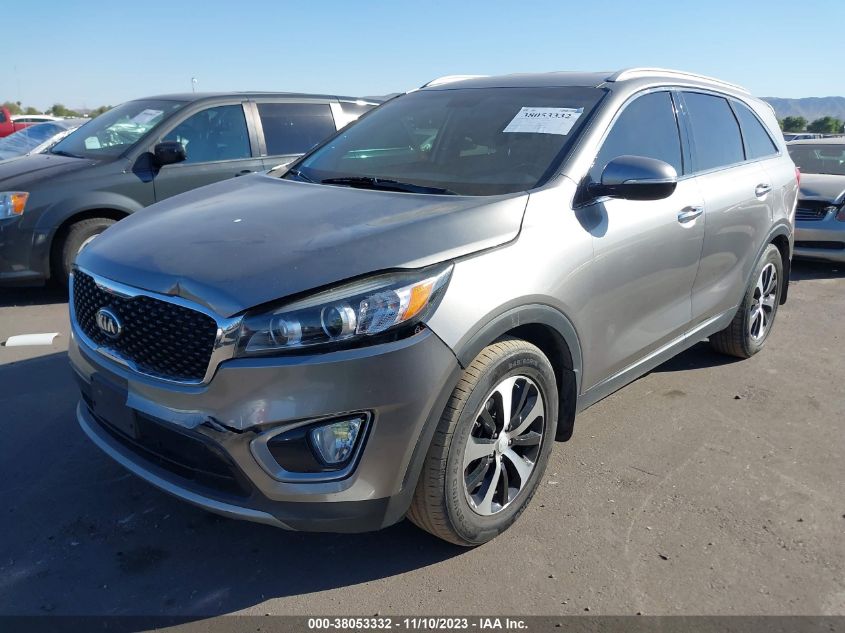 2016 KIA SORENTO 3.3L EX - 5XYPH4A59GG183752