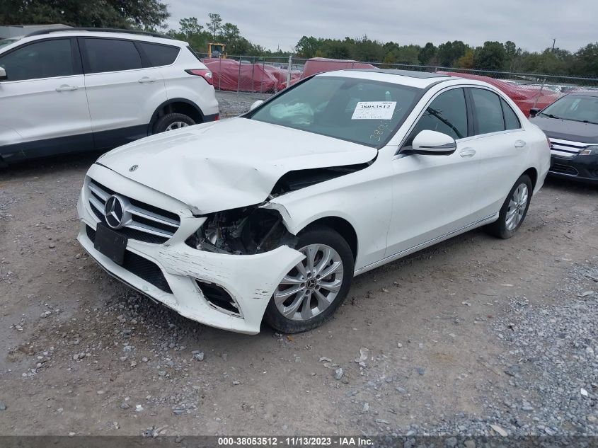 VIN 55SWF8EBXKU301489 2019 MERCEDES-BENZ C-CLASS C 300