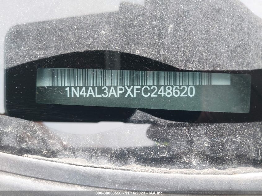 2015 NISSAN ALTIMA 2.5/S/SV/SL - 1N4AL3APXFC248620