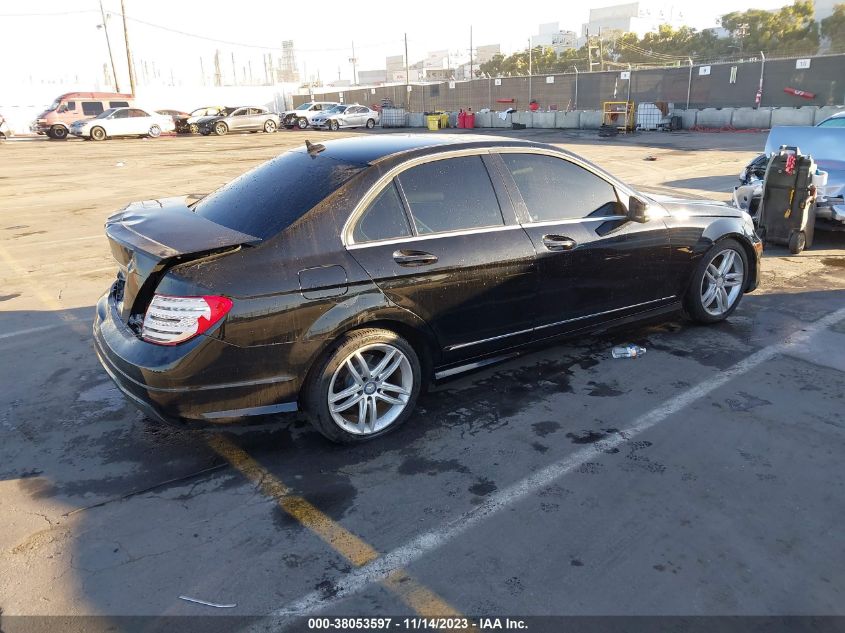 2014 MERCEDES-BENZ C 250 SPORT/LUXURY - WDDGF4HB8EG188703