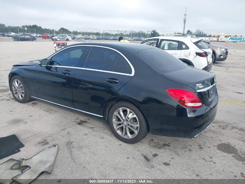 2016 MERCEDES-BENZ C 300 55SWF4JB3GU09918