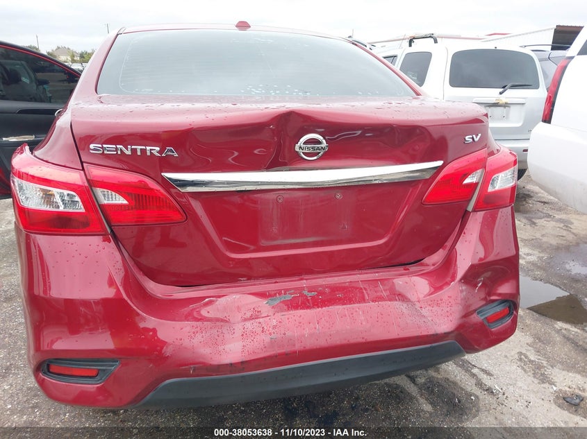 VIN 3N1AB7AP6KY263625 2019 NISSAN SENTRA S/SV/SR/SL