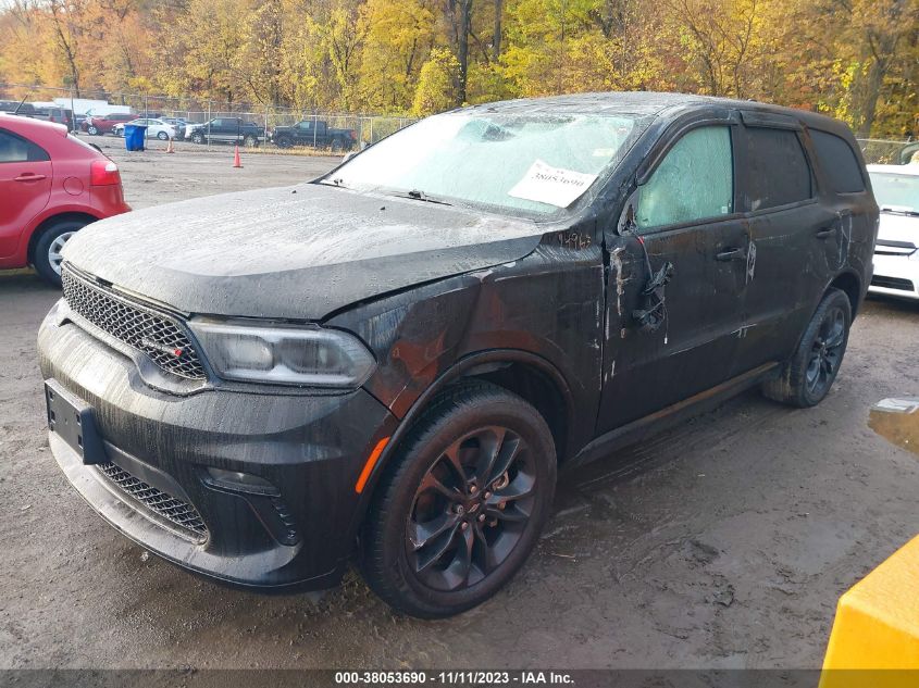2022 DODGE DURANGO SXT AWD - 1C4RDJAG8NC161828