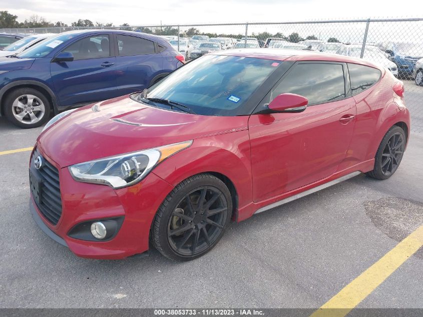 2015 HYUNDAI VELOSTER TURBO - KMHTC6AE3FU240772