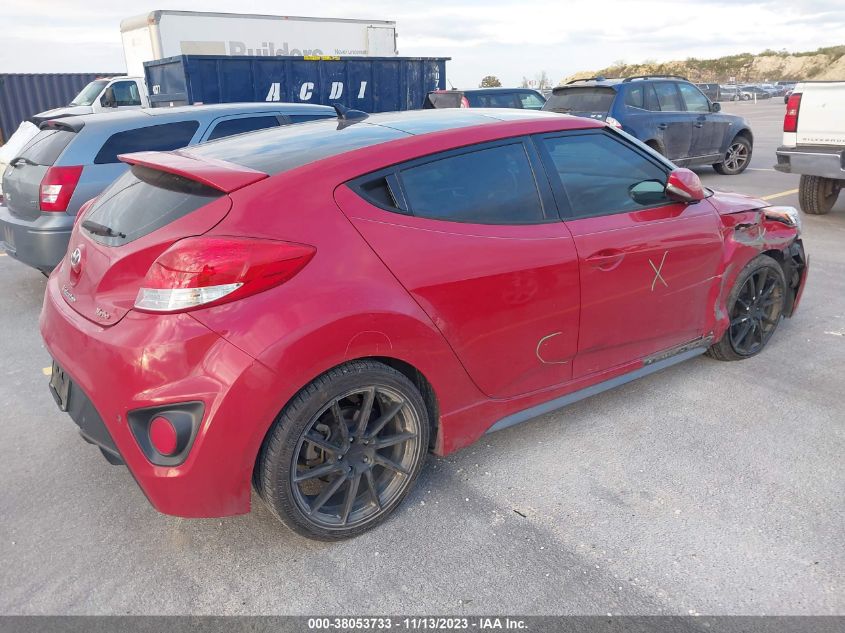 2015 HYUNDAI VELOSTER TURBO - KMHTC6AE3FU240772