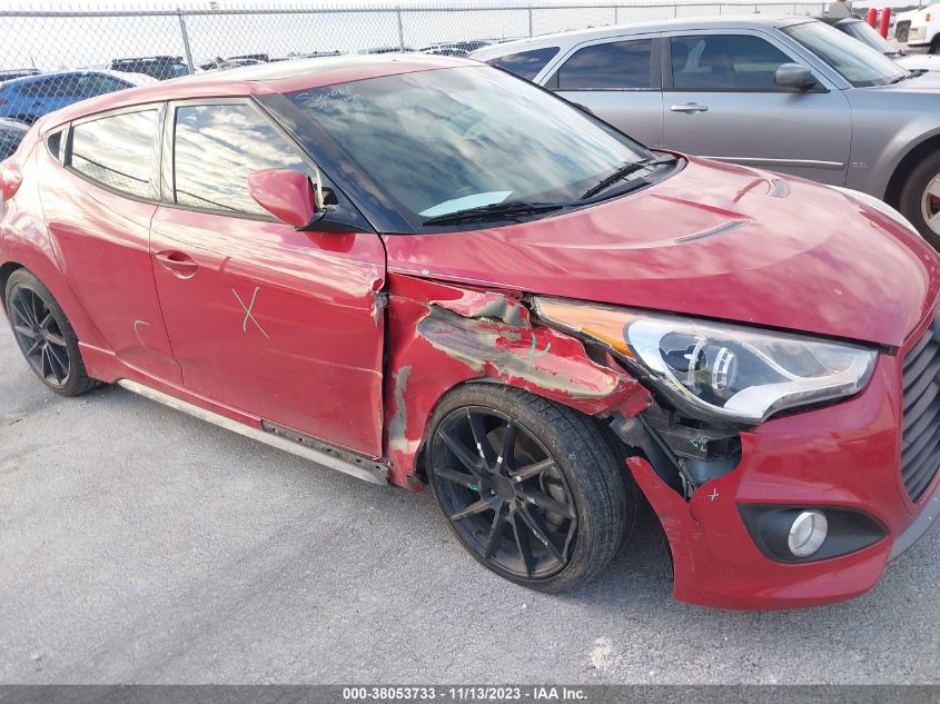 2015 HYUNDAI VELOSTER TURBO - KMHTC6AE3FU240772