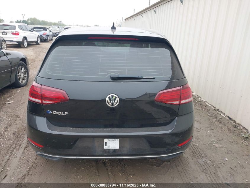 2019 VOLKSWAGEN E-GOLF SE - WVWKR7AU6KW908350