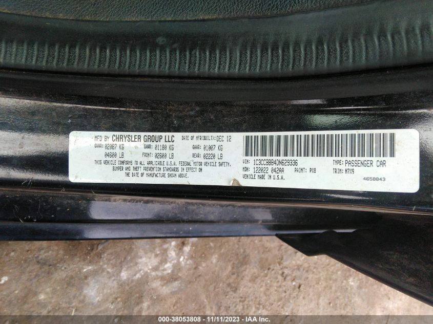 2013 CHRYSLER 200 TOURING - 1C3CCBBB4DN629336