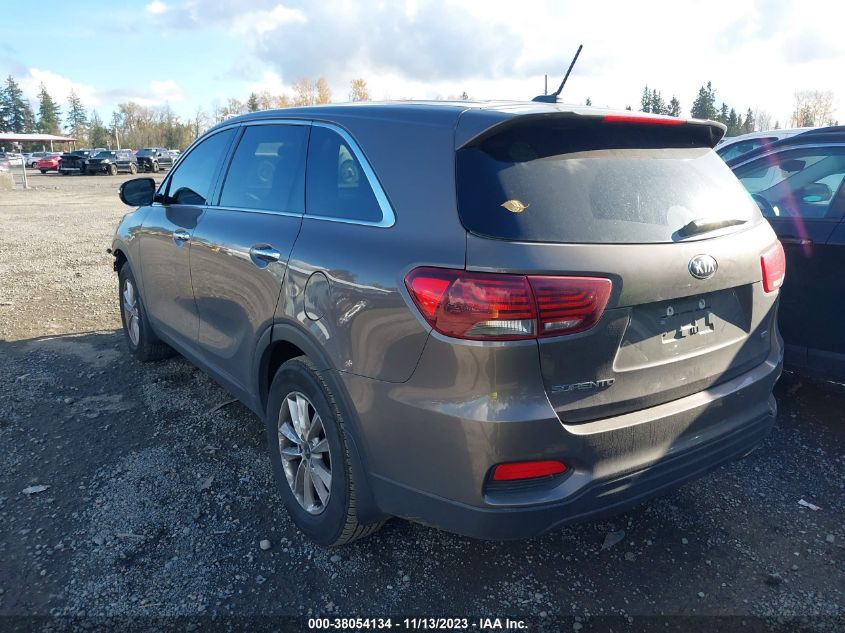 2019 KIA SORENTO 2.4L LX - 5XYPG4A34KG550468