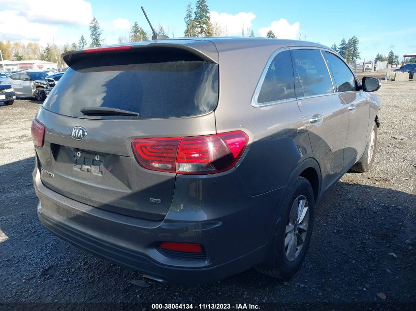 2019 KIA SORENTO 2.4L LX - 5XYPG4A34KG550468