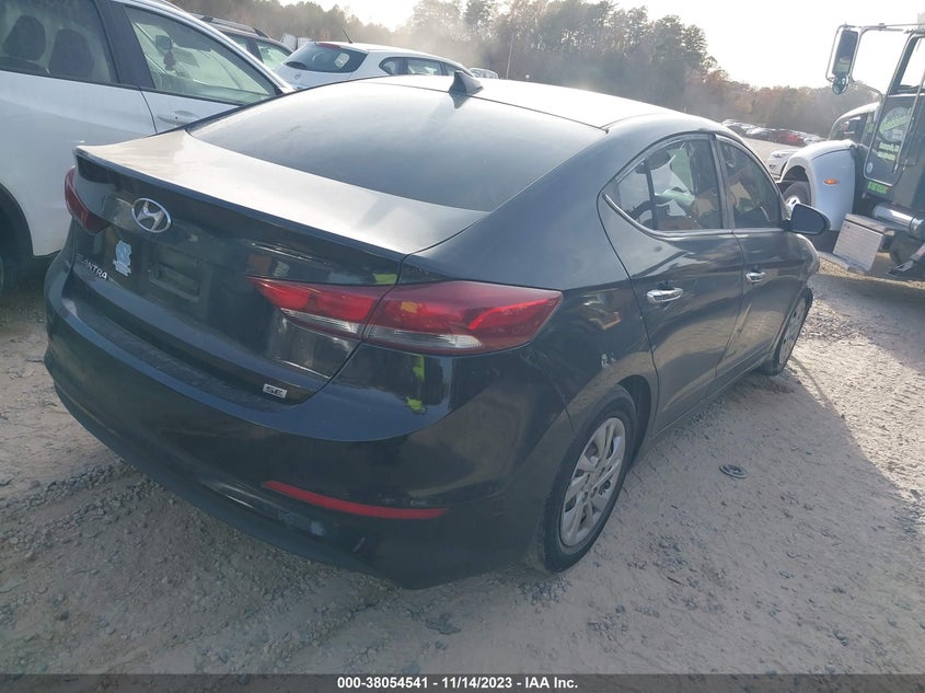 VIN KMHD74LF8HU373582 2017 HYUNDAI ELANTRA SE