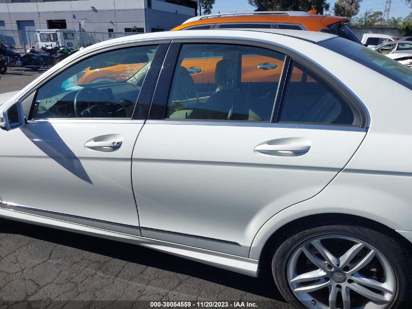 2014 MERCEDES-BENZ C 250 SPORT/LUXURY - WDDGF4HB8EA967330