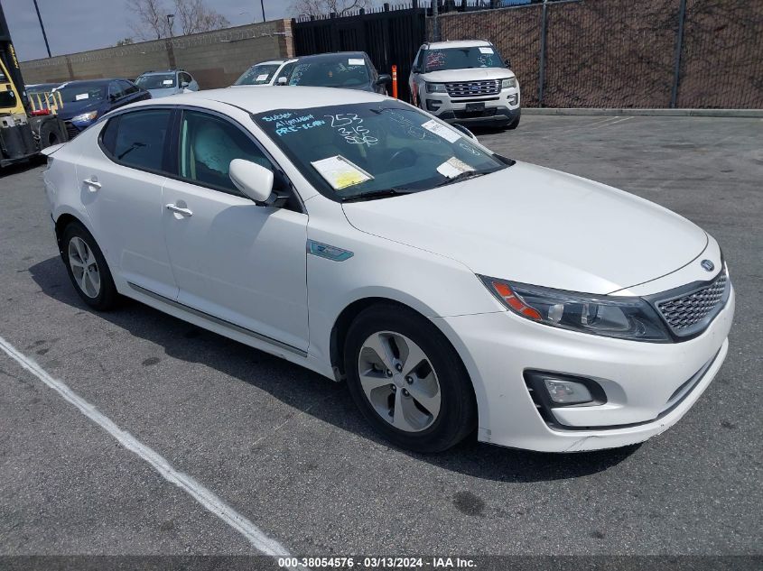 2015 KIA OPTIMA HYBRID - KNAGM4AD8F5086615