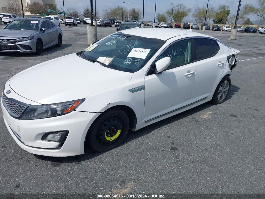 2015 KIA OPTIMA HYBRID - KNAGM4AD8F5086615