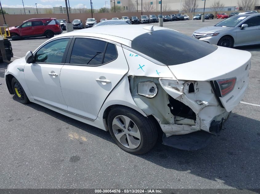2015 KIA OPTIMA HYBRID - KNAGM4AD8F5086615