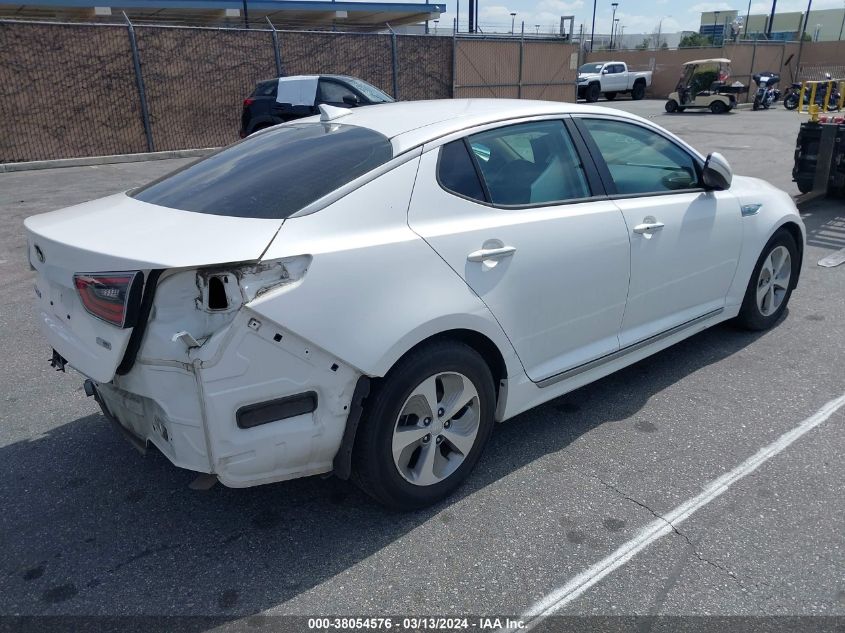 2015 KIA OPTIMA HYBRID - KNAGM4AD8F5086615