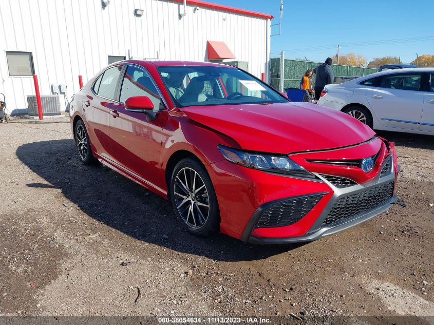 4T1G31AK7NU039482 TOYOTA CAMRY SE HYBRID 2022